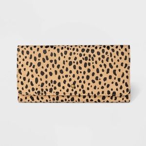 Baby Cheetah Print Clutch Wallet